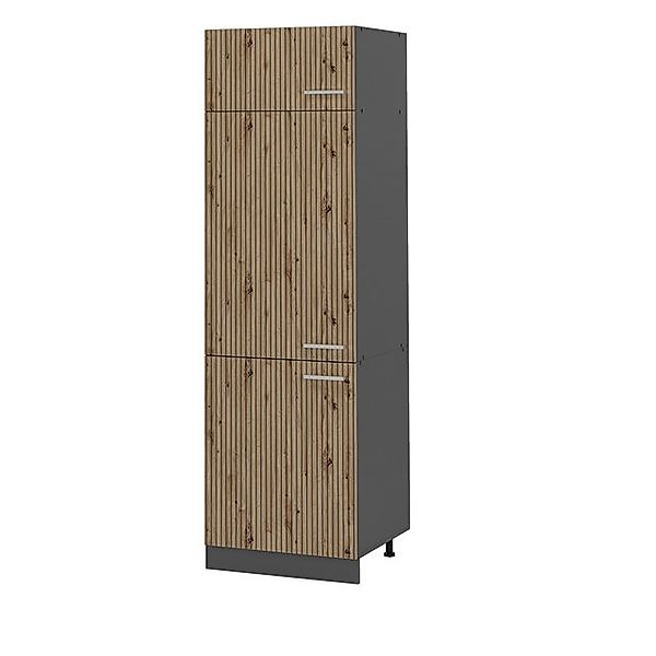 Vicco Kühlumbauschrank R-Line Hochschrank für die Küche Artisan-Eiche/Anthr günstig online kaufen