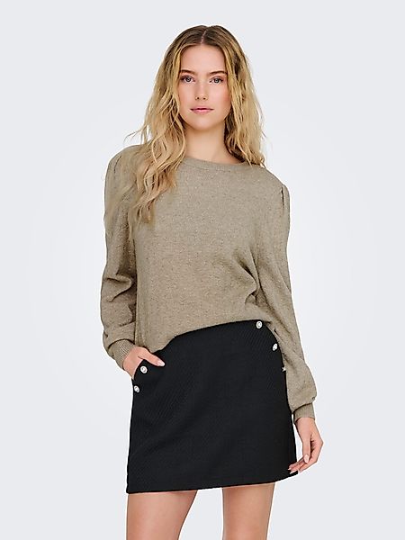 ONLY Rundhalspullover ONLKATIA LS STRUCTURE PUFF günstig online kaufen