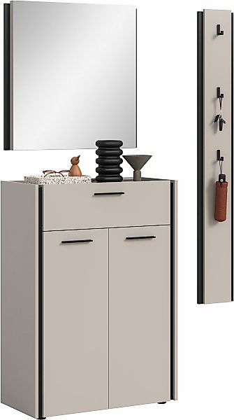 Home affaire Garderoben-Set "RAK, 3-teilige Garderoben-Kombination, Breite günstig online kaufen