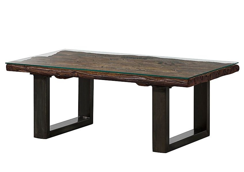 Massivmoebel24 Couchtisch SEVILLA (Couchtisch Altholz 110x60x42 günstig online kaufen