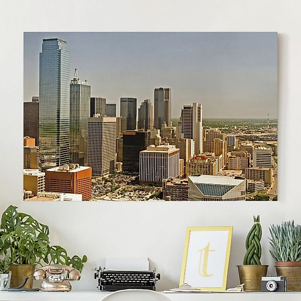 Leinwandbild Architektur & Skyline - Querformat Impressive Dallas günstig online kaufen