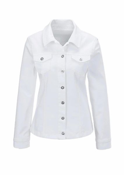 GOLDNER Kurzjacke "Kurzgröße Zeitlose Jeansjacke mit tollen Details" Ohne günstig online kaufen