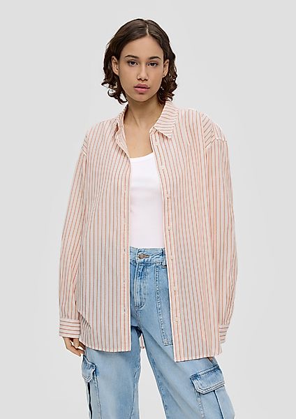 QS Langarmbluse Longbluse mit Streifen günstig online kaufen