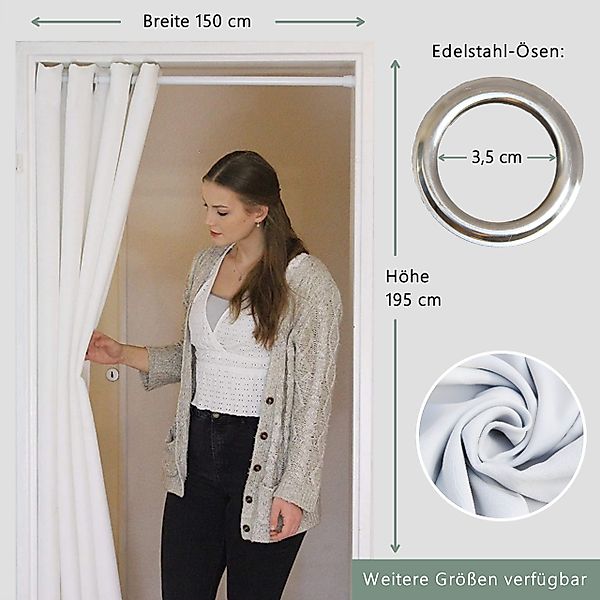 tinycurtains Türvorhang für alle gängigen Türgrößen, günstig online kaufen