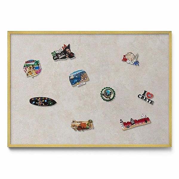 Tulup Magnettafel Bedruckte Magnettafel für die Wand Feine Sandsteinstruktu günstig online kaufen