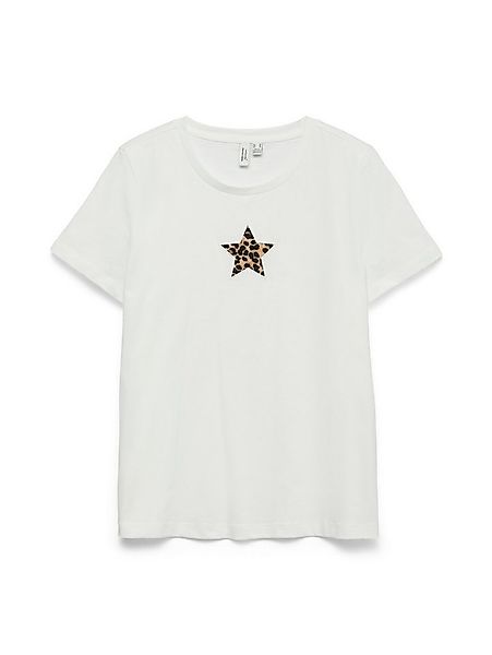 Vero Moda Print-Shirt VMISUMA S/S T-SHIRT JRS BTQ mit Leo-Stern günstig online kaufen