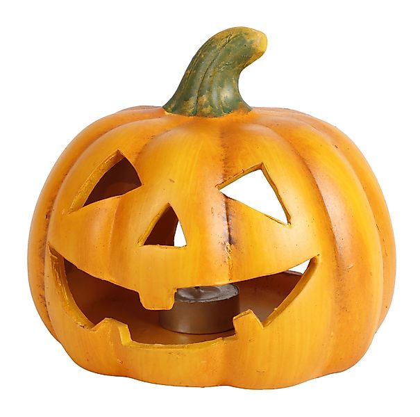 sesua Windlicht Kürbis Terrakotta Windlicht Halloween günstig online kaufen