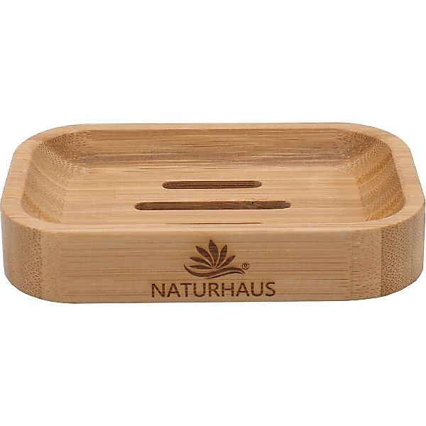 Naturhaus GmbH Seifenschale NATURHAUS Bambus Seifenschale günstig online kaufen