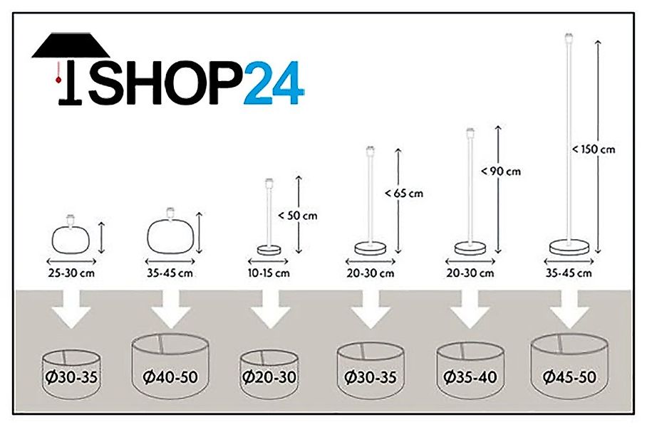 Dirk Davids Leuchten GmbH Lampenschirm Lampenschirm für Tischleuchte in Rec günstig online kaufen