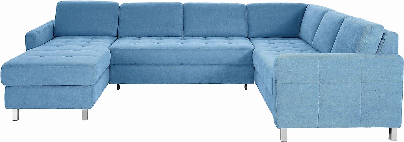 sit&more Wohnlandschaft "Mailand U-Form, B: 312 cm" optional Bettfunktion günstig online kaufen