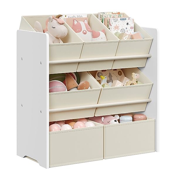 SONGMICS Spielzeugtruhe Kinderregal Bücherregal Kinder, mit günstig online kaufen