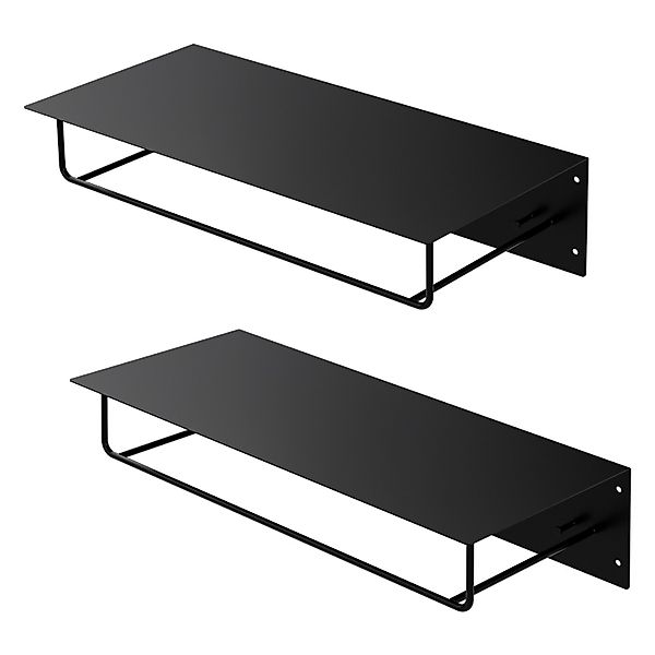 ML-DESIGN Kleiderstange Metall Wandgarderobe mit Hakenleiste, günstig online kaufen