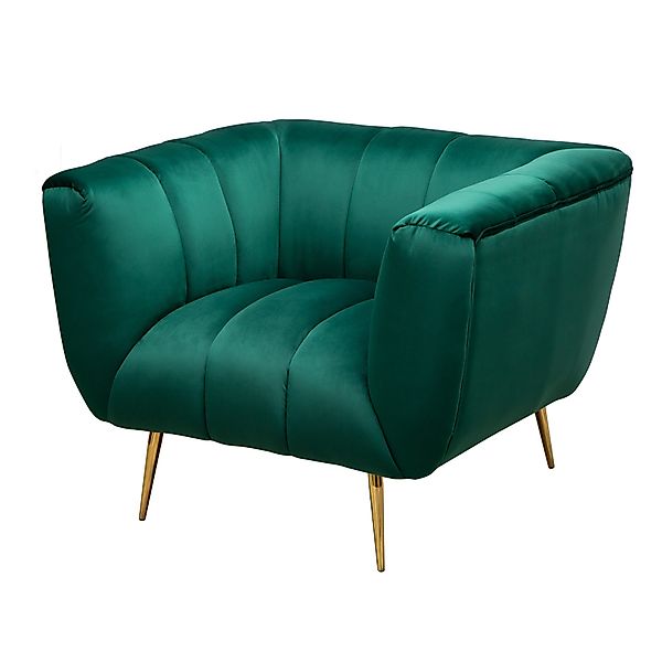 riess-ambiente Sessel NOBLESSE 105cm smaragdgrün / günstig online kaufen