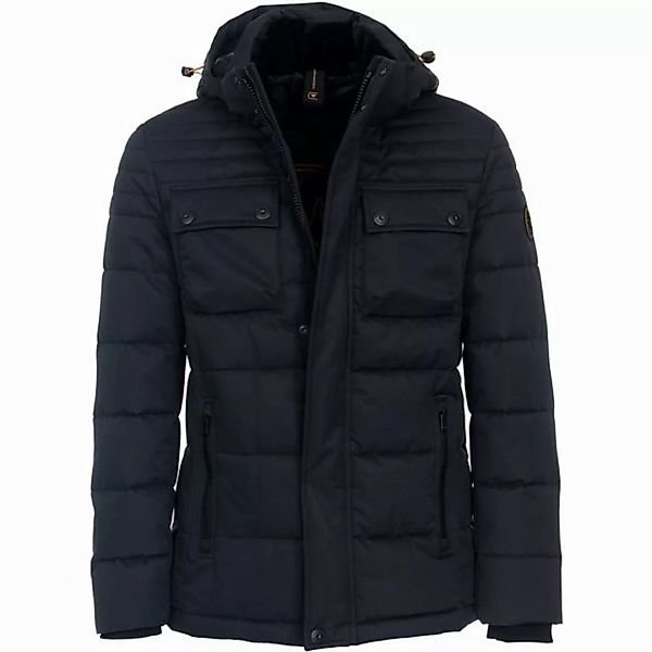 CASAMODA Steppjacke CasaModa Kapuzen-Steppjacke XXL navy strukturiert günstig online kaufen