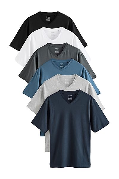 Next T-Shirt Essential T-Shirts mit V-Ausschnitt, günstig online kaufen