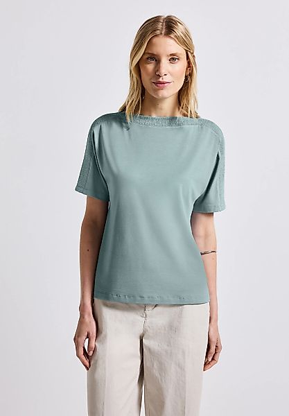STREET ONE T-Shirt, in Unifarbe günstig online kaufen