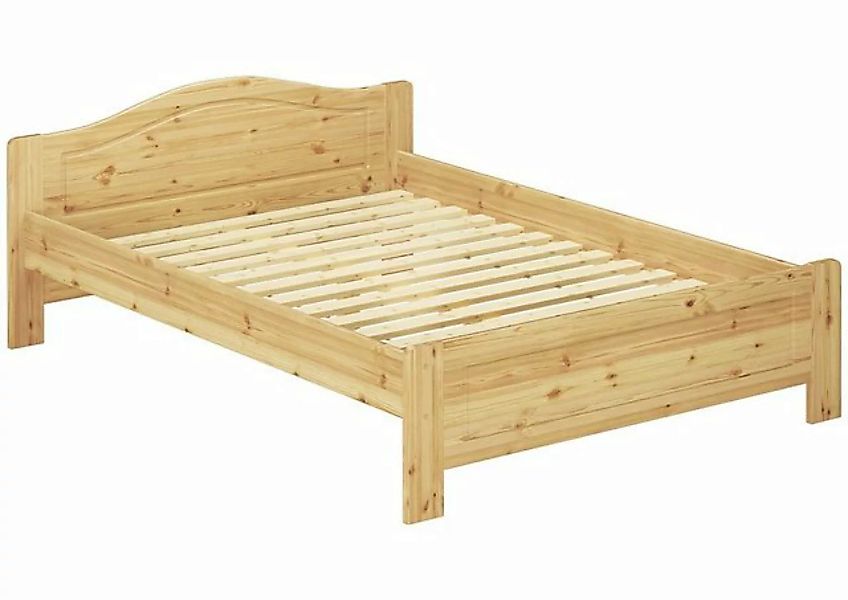 Erst-Holz® Klassisches Holzbett 140x200 mit Rost natur Gr. 140 x 200 günstig online kaufen