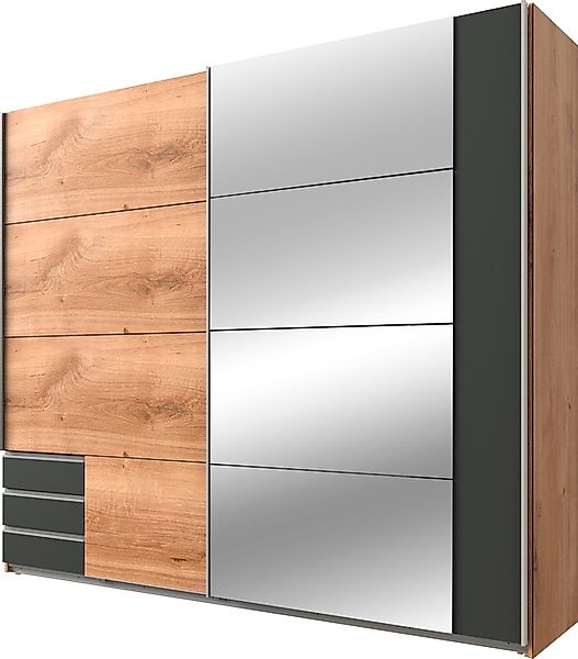 Wimex Schwebetürenschrank »Emden moderner Kleiderschrank mit Spiegel und Sc günstig online kaufen