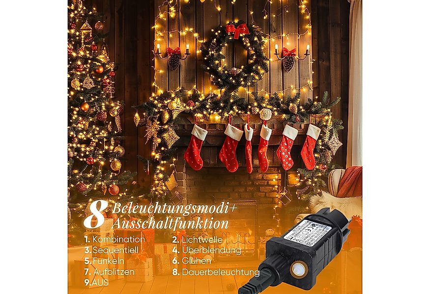 Salcar Lichterkette LED Kupfer Lichterkette Weihnachtsbeleuchtung für Innen günstig online kaufen