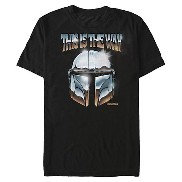 Star Wars - The Mandalorian - Mando Chrome Dome - Männer T-Shirt günstig online kaufen