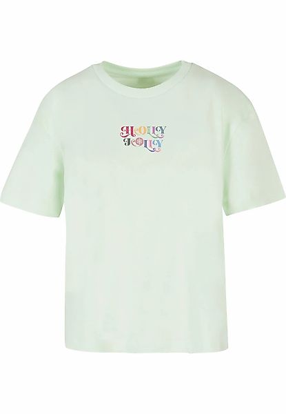 Merchcode T-Shirt "Merchcode Ladies Christmas Holly Jolly Tee" 1 Stk. tlg. günstig online kaufen