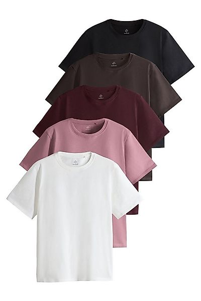 The Set T-Shirt The Set Relaxed Fit T-Shirts, 5er-Pack (5-tlg) günstig online kaufen