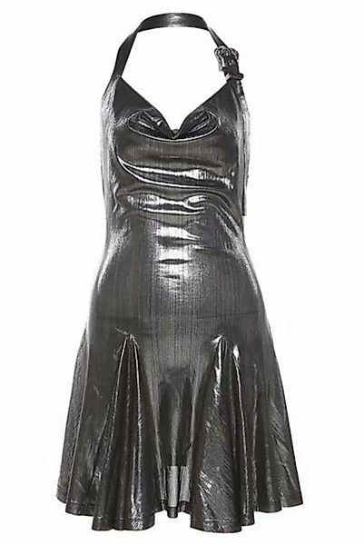 ZWY Dirndl Tailliertes rückenfreies Neckholder-Kleid mit schmaler Passform günstig online kaufen