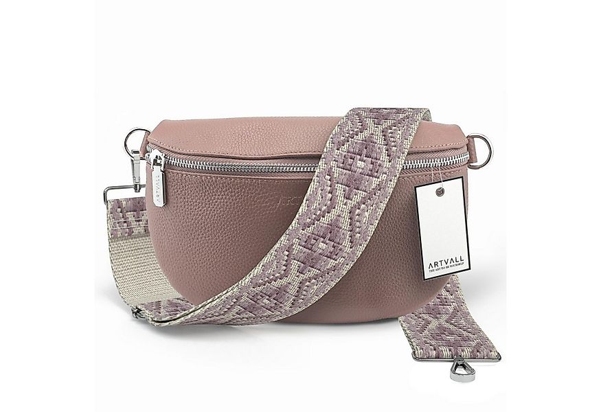 ARTVALL Umhängetasche Echtleder Handtasche Brusttasche Crossbody Rosé (Tasc günstig online kaufen