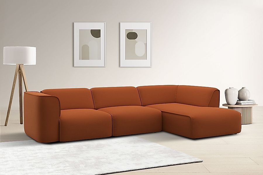 RAUM.ID Ecksofa "Merid L-Form, jederzeit durch Module erweiterbar, B/T/H: 2 günstig online kaufen