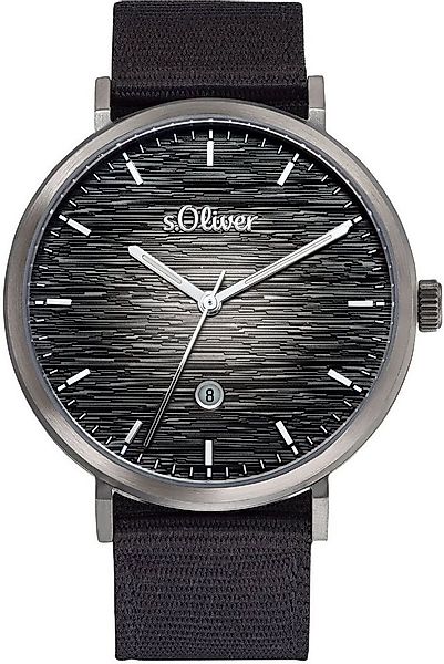 s.Oliver Quarzuhr 2034604, Armbanduhr, Herrenuhr, Datum, analog günstig online kaufen
