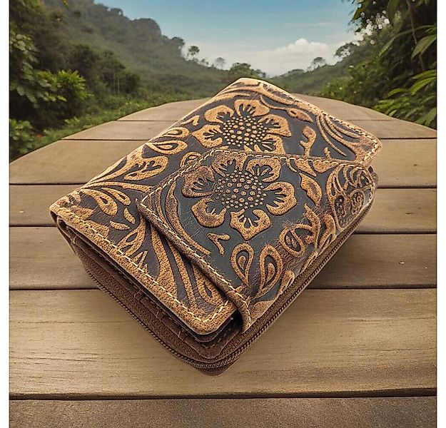 JOCKEY CLUB Geldbörse kleines echt Leder Damen Portemonnaie mit RFID Schutz günstig online kaufen