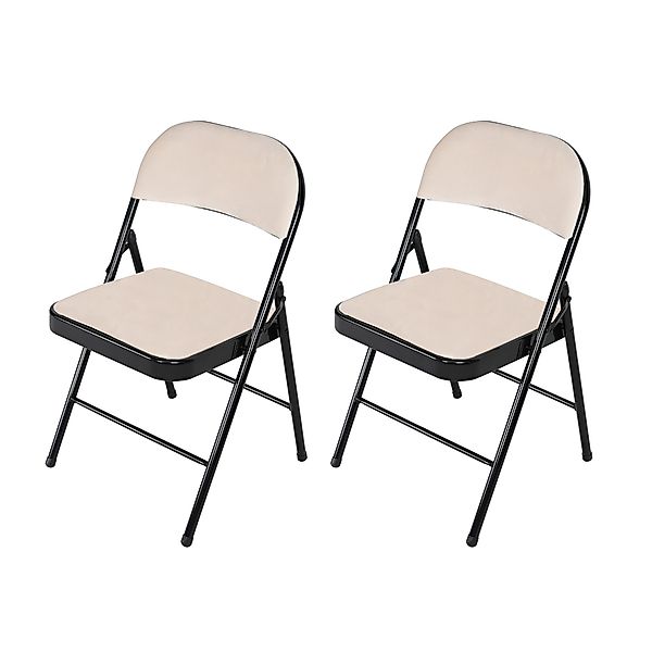 HTI-Living Klappstuhl Klappstuhl Wedigo Velvet Beige günstig online kaufen