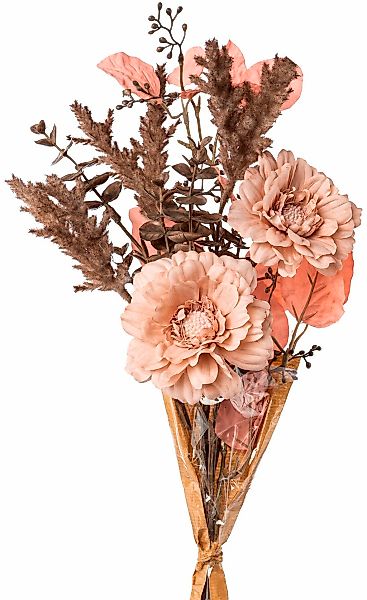 Creativ green Kunstblumenstrauß "Zinnien-Mix-Bund" günstig online kaufen