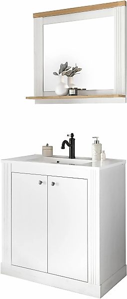 OTTO home Badmöbel-Set "WESTMINSTER, Bad im Landhausstil, 2-teiliges Badezi günstig online kaufen