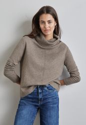 STREET ONE Rollkragenpullover im soften Baumwoll-Mix günstig online kaufen