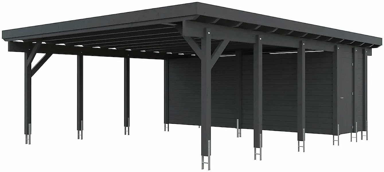 Kiehn-Holz Carport-Geräteraum nur für Carport KH 330/331, versch. Farben günstig online kaufen