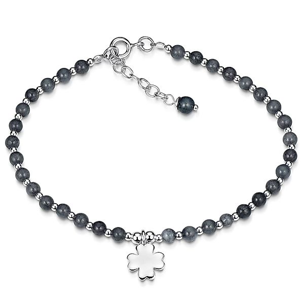 Materia Armkette Damen Kleeblatt Edelstein Achat günstig online kaufen