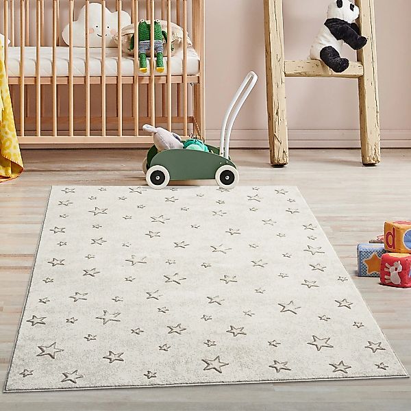 Carpet City Kinderteppich "MARA725" rechteckig 11 mm Höhe Kinderzimmer, Kur günstig online kaufen