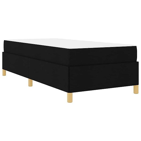 vidaXL Bett Boxspringbett mit Matratze Schwarz günstig online kaufen