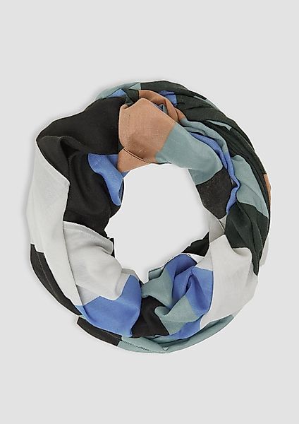 s.Oliver Loop Snood, Loop-Schal mit Artwork günstig online kaufen