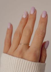 Hey Happiness Fingerring Glimmer, Zirkonia Bandring günstig online kaufen
