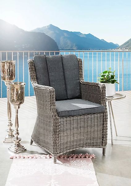 Destiny Gartensessel »LUNA«, (Set, 2 St.), Aluminium, Polyrattan, inkl. Auf günstig online kaufen