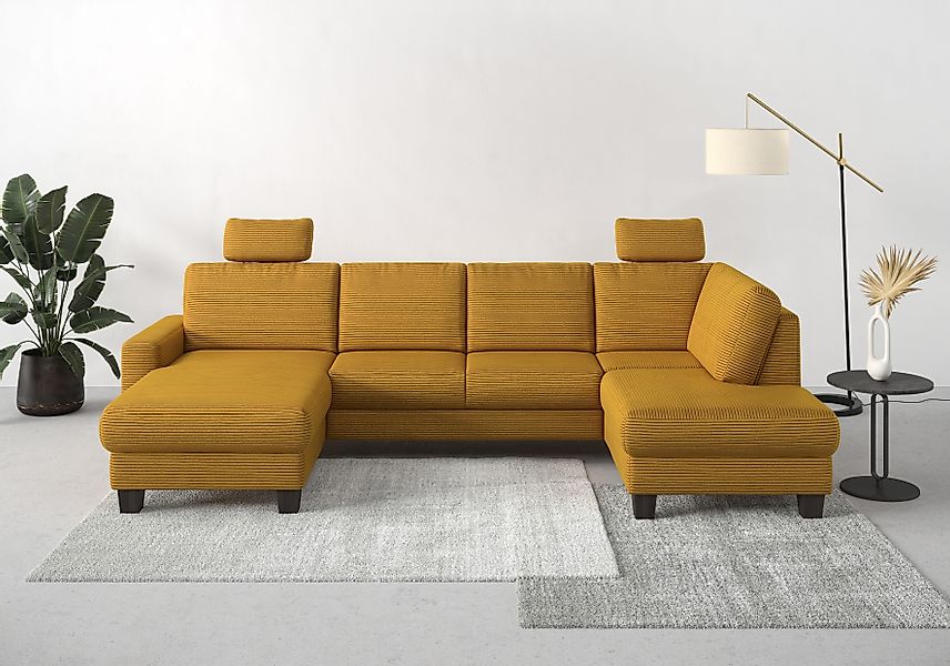 Home affaire Wohnlandschaft »Summer U-Form«, mit oder ohne Bettfunktion und günstig online kaufen