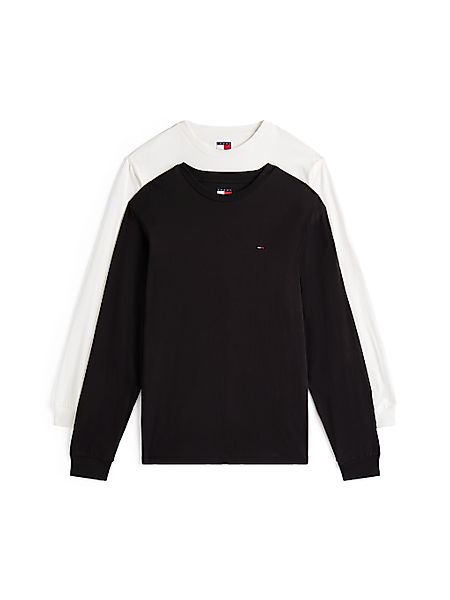 Tommy Jeans Longsleeve "TJM SLIM 2PACK L/S EXT" 2 Stk. günstig online kaufen