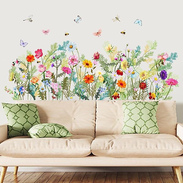 ZEUOPQ Wandtattoo Dekorative Wandaufkleber, Blumen Fenster günstig online kaufen