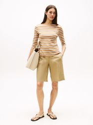 Tommy Hilfiger 3/4-Arm-Shirt "NEW CODY SLIM BOAT-NK 3/4SLV mit U-Boot und S günstig online kaufen