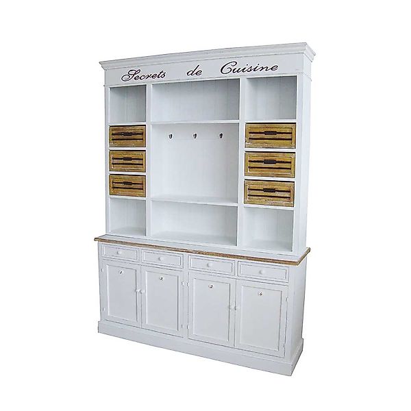 Buffetschrank in Weiß Shabby Chic Design günstig online kaufen