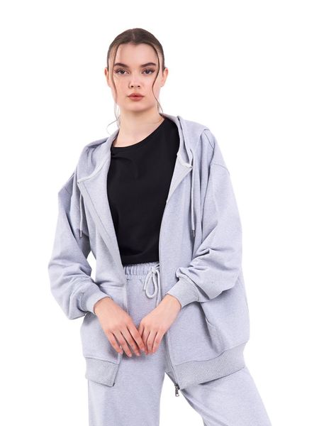 COMEOR Kapuzensweatjacke Damen Bequeme Baumwoll-Hoodie-Jacke Kapuzensweatsh günstig online kaufen