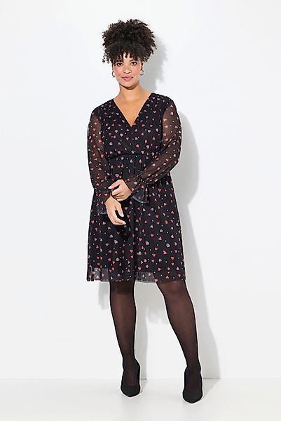 MIAMODA Jerseykleid Kleid A-Linie Mesh mit günstig online kaufen