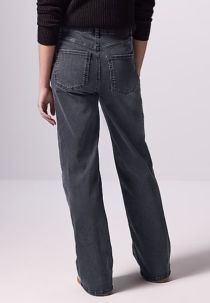 STREET ONE STUDIO Weite Jeans, 5-Pocket-Style günstig online kaufen